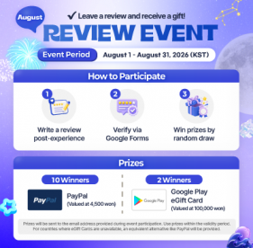 Aug REVIEW EVENT!!